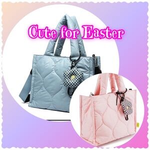 DREAMSLoyalty Quilted Puffer Tote Bag